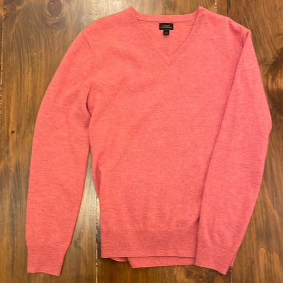Salmon pink J crew sweater